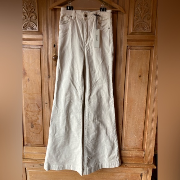 ROLLA'S Denim - ROLLA'S Cream Eastcoast Flare Corduroy Pants